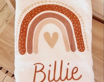 Baby Blanket - Pastel Rainbow