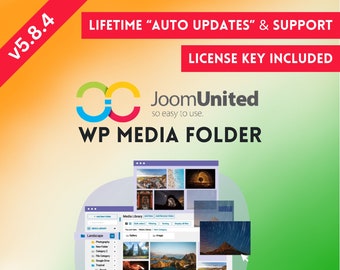 WP Media Folder Media Manager by Folders Wordpress Plugin with Addons