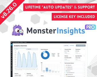 MonsterInsights Pro Google Analytics Plugin for Wordpress