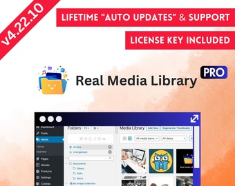 WordPress Real Media Library Media Categories Folder File Managers Plugin