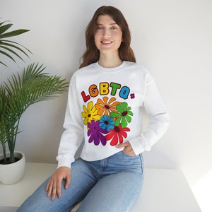 LGBTQ+ Unisex Heavy Blend™ Crewneck Sweatshirt - Gay Pride