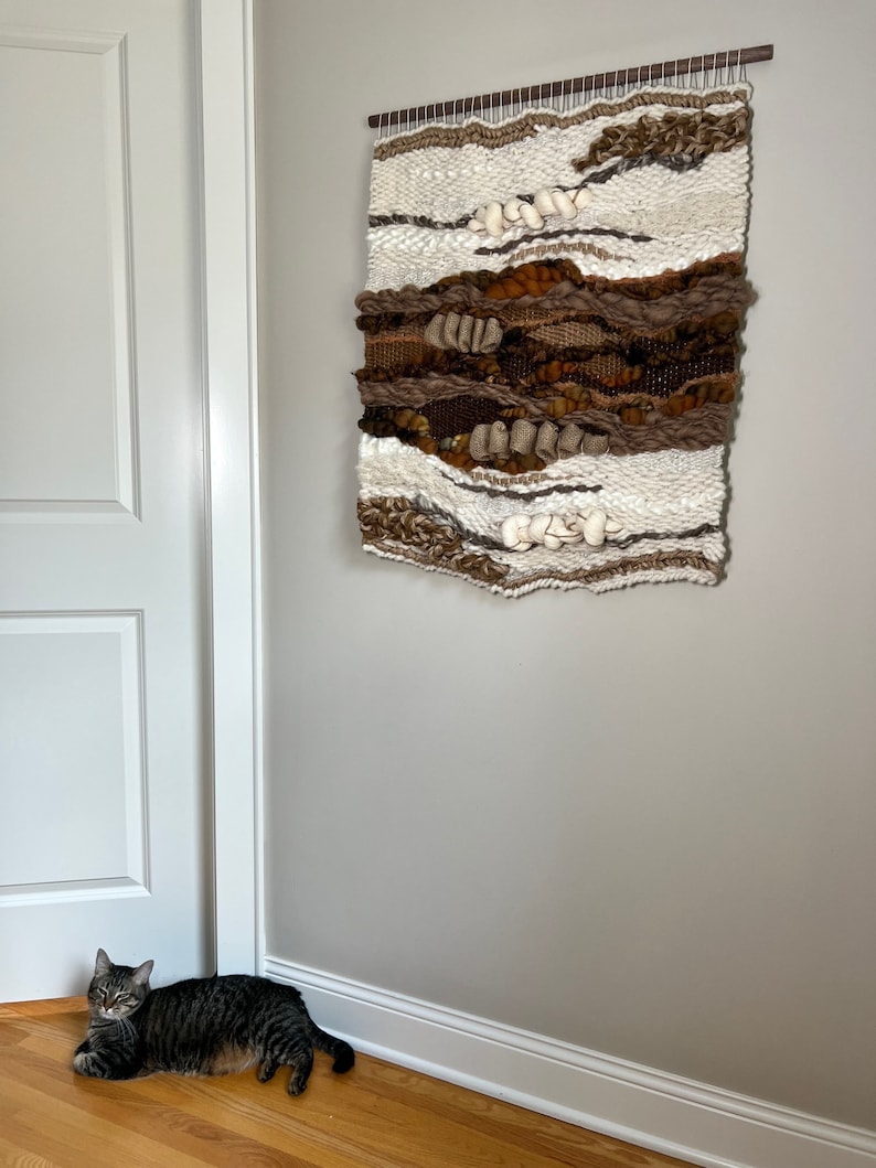 Woven Wall Art, Handmade Tapestry, Contemporary Weaving, Woven Wall — free download