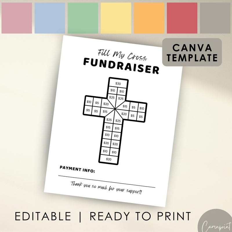 Church Fundraiser Sheets - Etsy