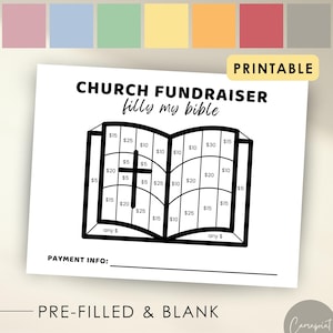 Füllen Sie mein Fundraiser-Formular für Bibelkirche aus, wählen Sie ein Datum aus und spenden Sie Patenschaft, Mission Trip Fill In Fundraiser