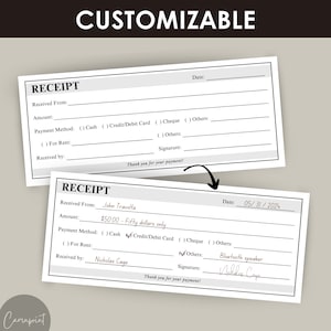 simple rent receipt template in excel