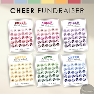 Cheer Black Out My Board Fundraiser, Pom Pom Fundraiser Form Printable Fundraiser Form for Cheerleading, Sponsor My Season, Printable PDF