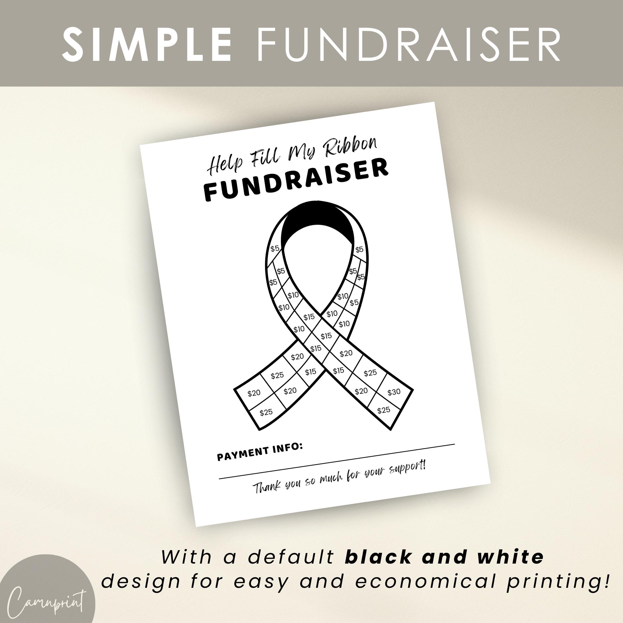 Cancer Fundraiser Fill My Ribbon Fundraiser, Pink Ribbon Pick a Date to ...
