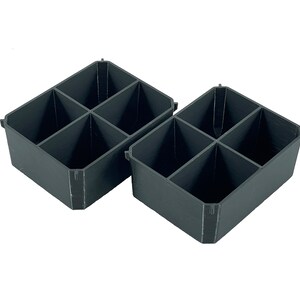 Ridgid Pro Organizer Compatible Small Nesting Bins - Black Cross
