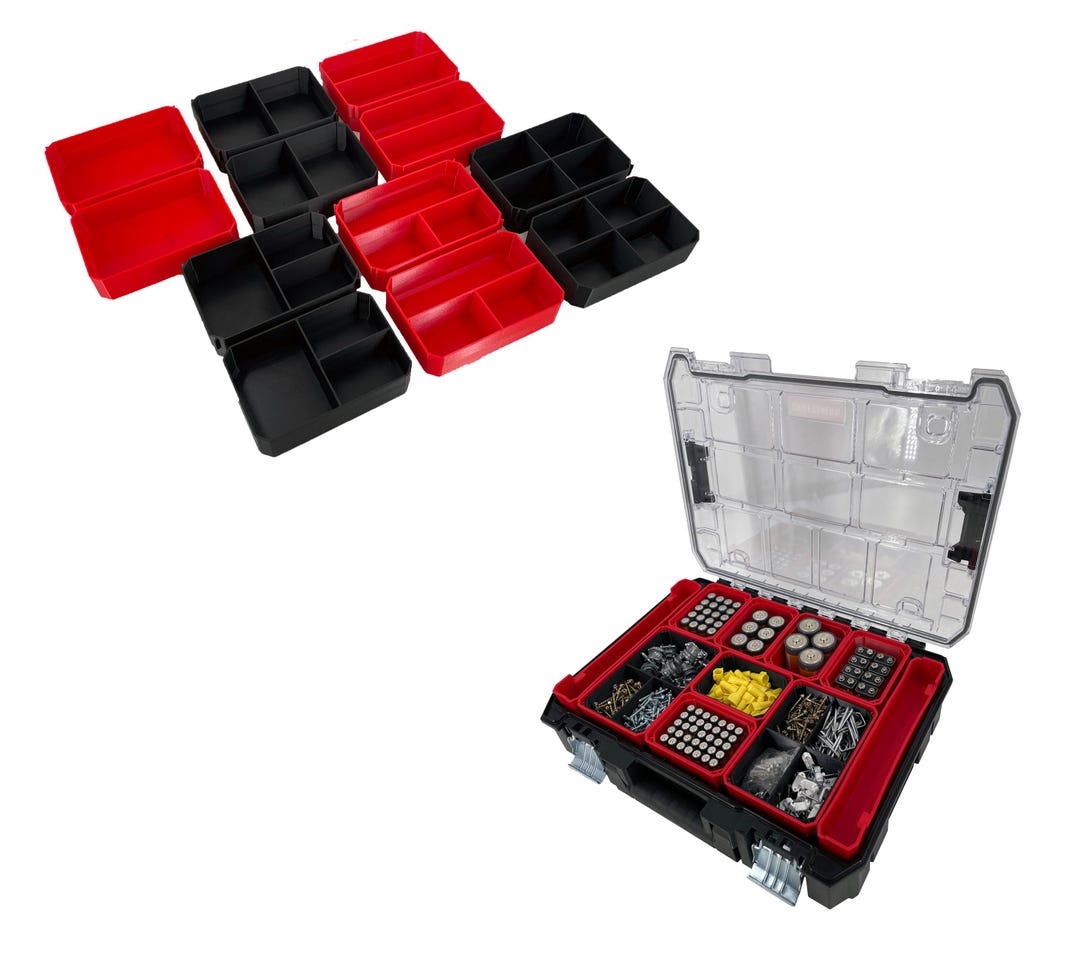 Craftsman Versastack Organizer Compatible Large Nesting Bin Set