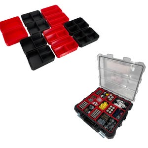 Craftsman XL Pro Organizer Compatible Large Nesting Bin Set - Black