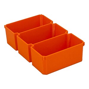 Grande poubelle compatible Pro Organizer de Ridgid - Orange Triple Width