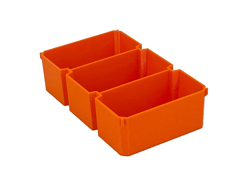 Grande poubelle compatible Pro Organizer de Ridgid - Orange Triple Width