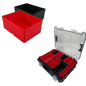 Craftsman Versastack Organizer Compatible Extra Large Width Replacement Bin Cup - Red