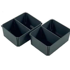 Ridgid Pro Organizer Compatible Small Nesting Bins - Black Width