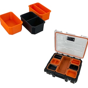 Ridgid 2.0 Pro Gear Kleinteile Organizer Box Kompatibel kleine Nesting Bins - Schwarz