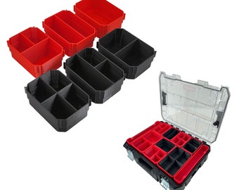 Craftsman VERSASTACK Organizer Compatible Small Nesting Bins - Red