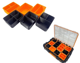 Ridgid Pro Organizer Compatible Small Nesting Bins - Black