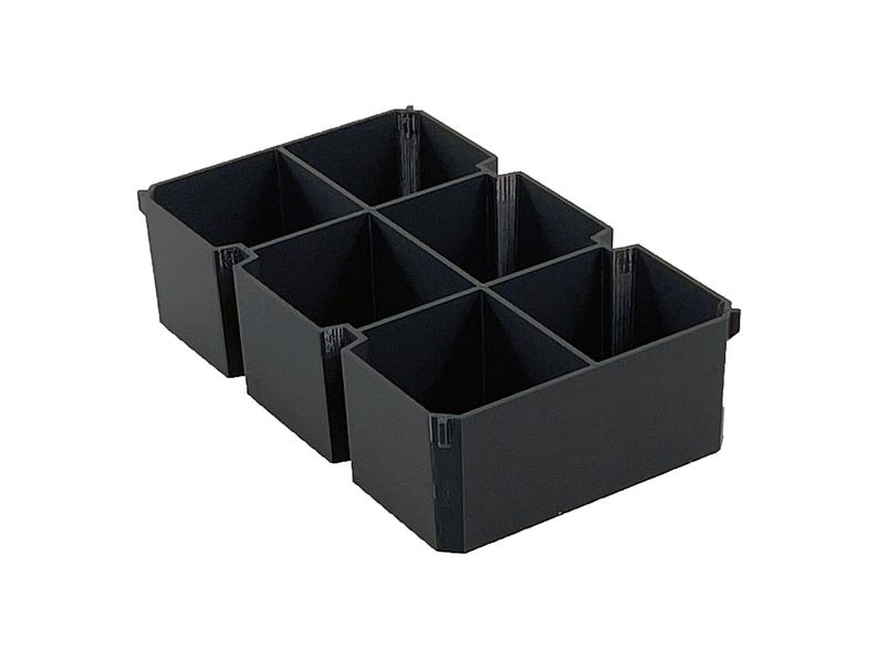 Ridgid Pro Organizer Compatible Large Nesting Bin - Black 6 Way