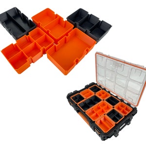 Ridgid Pro Organizer Compatible Large Nesting Bin - Black