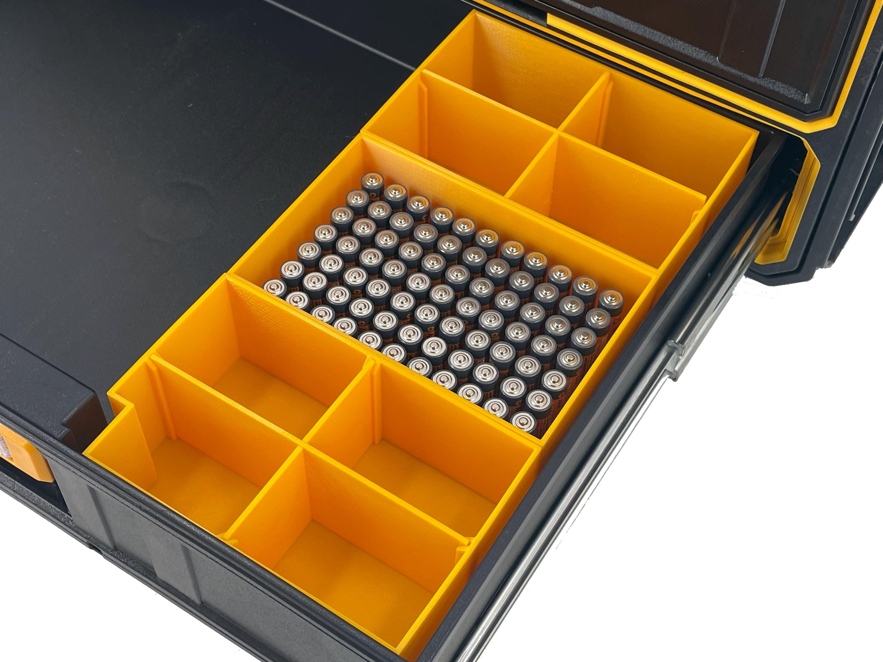 Dewalt ToughSystem 2.0 3段引き出し式ツールボックスケース 小型単3