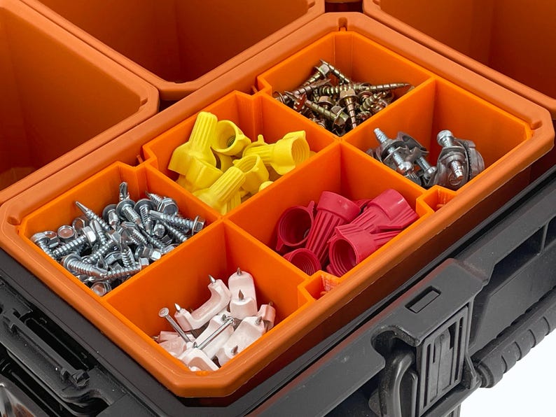 Grande poubelle compatible Pro Organizer de Ridgid - Orange image 9
