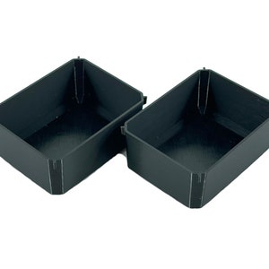 Ridgid Pro Organizer Compatible Small Nesting Bins - Black No Divider