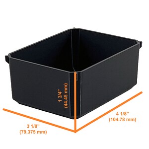 Ridgid Pro Organizer Compatible Small Nesting Bins - Black image 3