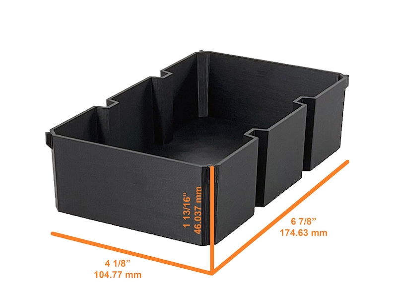 Ridgid Pro Organizer Compatible Large Nesting Bin - Black image 3