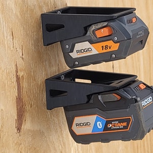 Ridgid 18V 水平ロック式バッテリーマウントハンガーホルダー 4個セット 画像 6