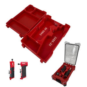 Milwaukee Packout Compact Organizer Compatible M12 Die Grinder Tool Tray Insert Set