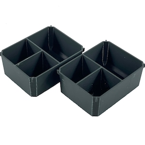 Ridgid Pro Organizer Compatible Small Nesting Bins - Black T-Width