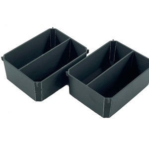 Ridgid Pro Organizer Compatible Small Nesting Bins - Black Length