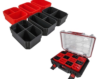 Craftsman TRADESTACK Organizer Compatible Small Nesting Bins - Red