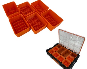 Ridgid Pro Organizer-kompatibel liten AA AAA C D 9V-batteriinsatsfack