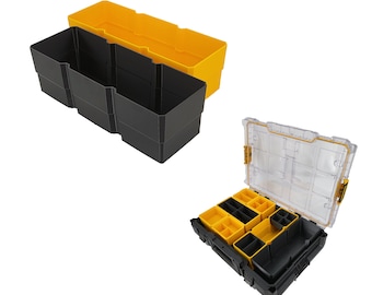 Dewalt ToughSystem 2.0 Full Size Organizer Compatible XL Replacement Bin Set - Yellow
