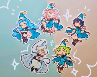 Witch Hat Atelier Laminated Stickers / Cute sticker / Anime sticker / Vinyl sticker / Manga Sticker / Qifrey Sticker / Anime Fanart