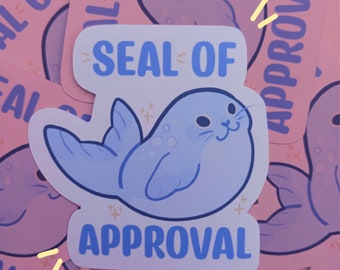 Seal of Approval Laminated Sticker