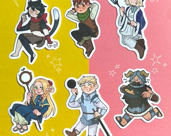 Dungeon Meshi Stickers / Delicious in Dungeon Stickers / Laminated Stickers / Anime Stickers / Anime Art