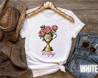 Wifey Trophy Graphic T-Shirt, Bride Gift