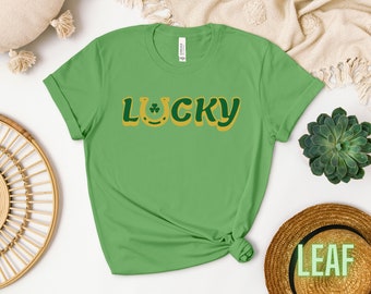 Lucky St. Patrick's Day T-Shirt, Unisex Cotton Graphic Tee