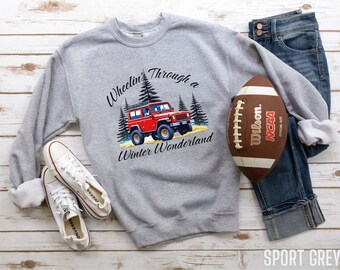 Offroad Winter Wonderland Sweater, 4x4 Christmas Holiday