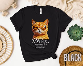 Funny Cat True Crime T-Shirt, Unisex Graphic Tee