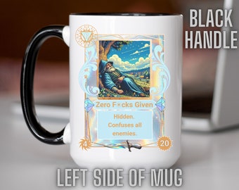 TCG Gamer Coffee Mug, Dungeon and Dragon Gift, 15oz