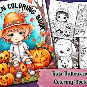 25 pagine da colorare di Halloween carine e spettrali per bambini dai 4 ai 12 anni