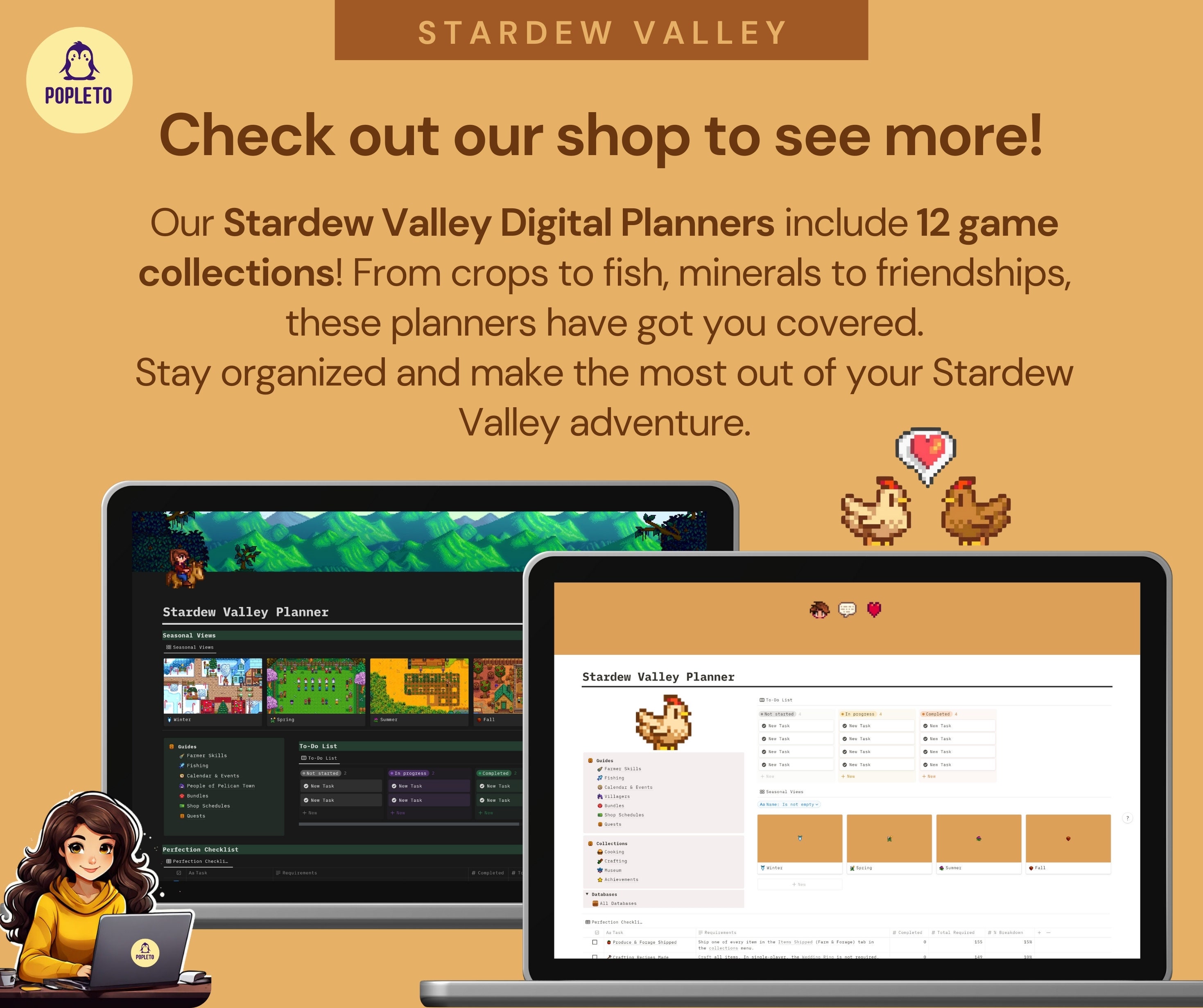 Stardew Valley Cooking Checklist - Cooking Collection in 2 Pages ...