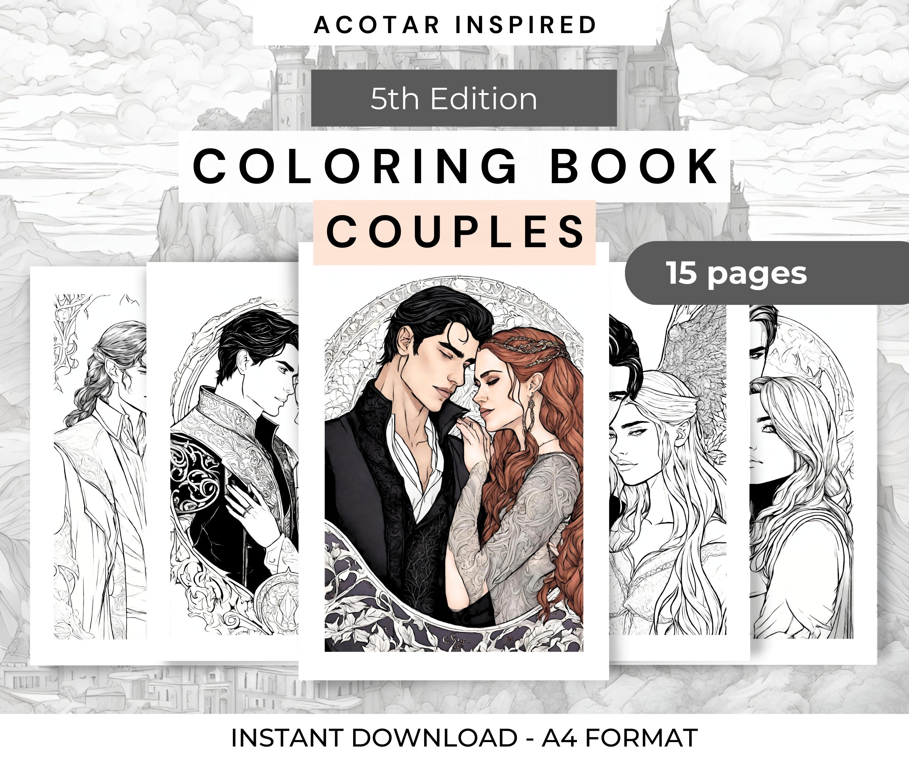 ACOTAR Coloring Book 5th Edition - Il Fullxfull.6000930421 L71s 