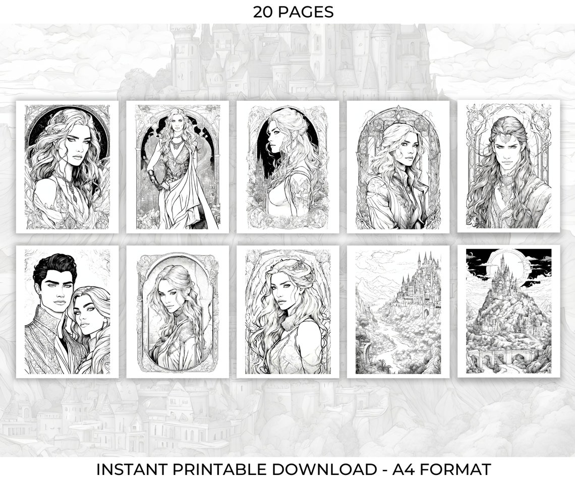 ACOTAR Coloring Book Dive Into - Il 1140xN.5792747579 Hnnl 