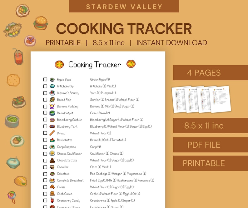 stardew-valley-cooking-tracker-printable-pdf-download-etsy