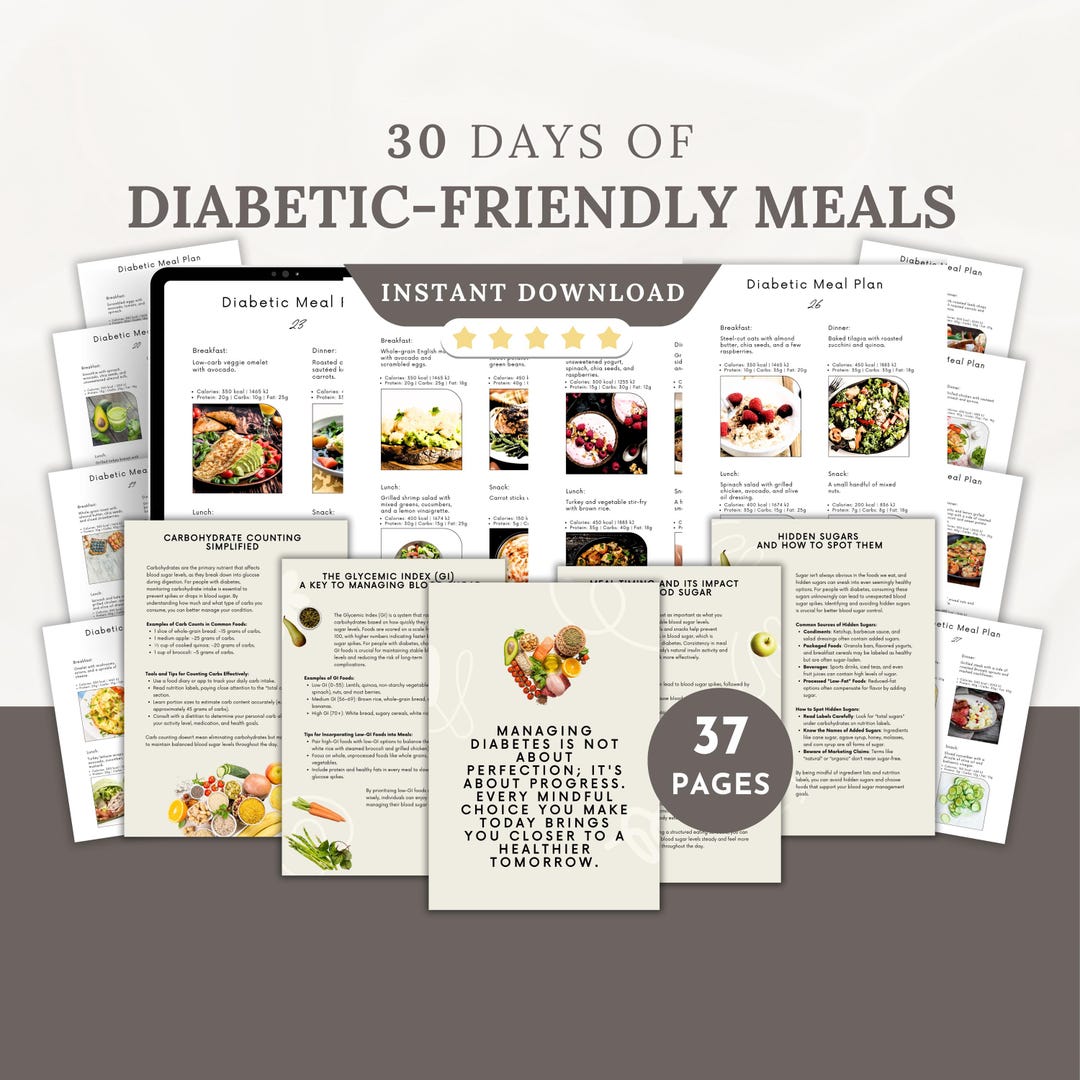 30 day Diabetic Meal Plan Low Glycemic Recipes printable PDF Etsy 30-day-diabetic-meal-plan-low-glycemic-recipes-printable-pdf-etsy