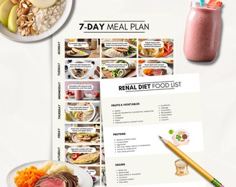 Printable Renal Diet Food Chart: Meal Plan & Tips (A4/US Letter) (PDF)